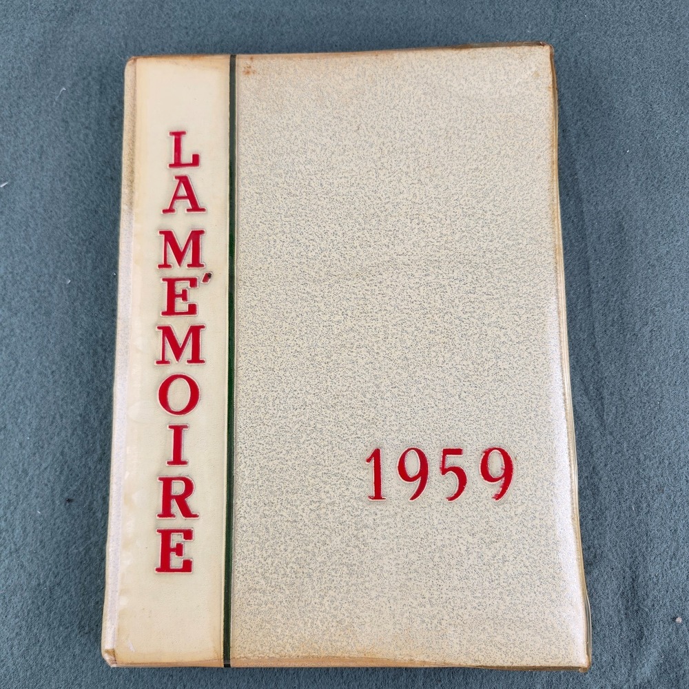 Vintage 1959 Williamsport PA High School Yearbook La Me'moire